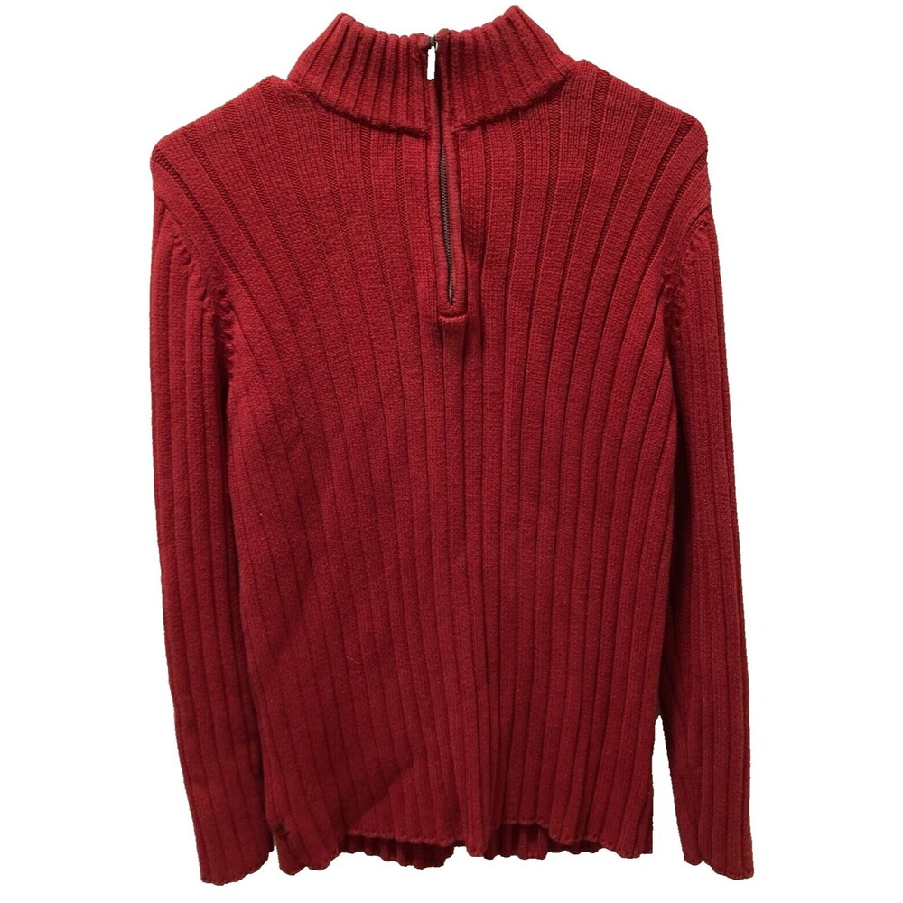 Lauren Ralph Lauren Sweater Women’s M Ribbed Knit 100% Cotton Classy VTG